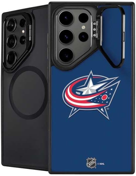 Skinit Kickstand Phone Case Compatible with Galaxy S25 Ultra - Officially Licensed NHL Columbus Blue Jackets Logo Design