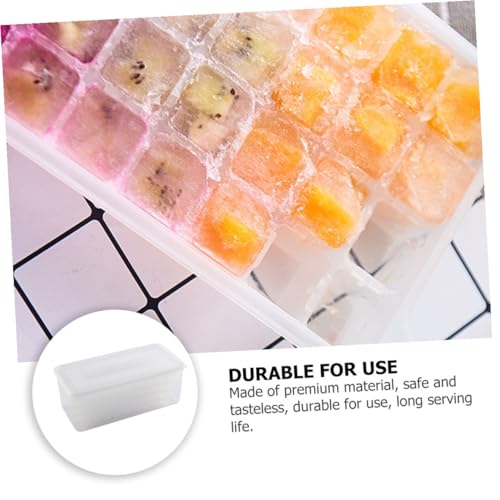 Molde para Cubitos de Hielo Cuadrado con Tapa y Cuchara miniatura 2