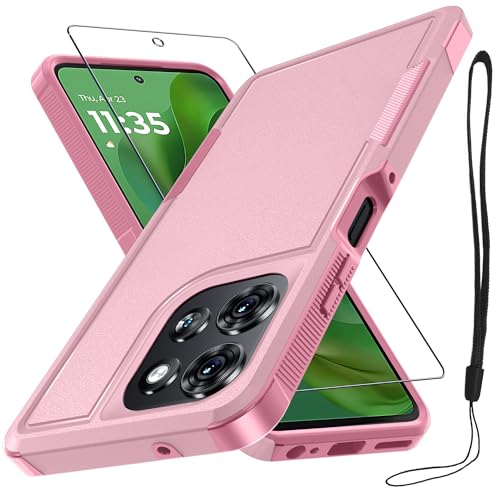 RMOCR for Moto G Power 5G 2026 Case,Full Body Heavy Duty Cover,Cute Pink