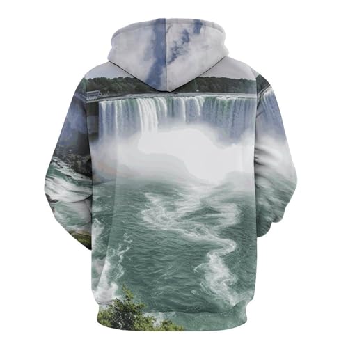 Oversize Hoodies For Men Niagara Falls Women Sweatshirts Fashion Pullover Hoodies3