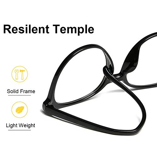 ÓCULOS FLEXIVEL ANTI LUZ AZUL PRETO FOSCO MATTE O4563