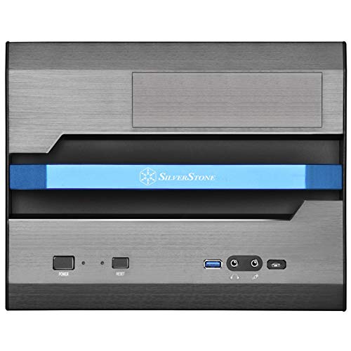 Gabinete SilverStone Technology SST-SG12B-V2 para PC de Forma Pequeña (SFF), Micro-ATX, con Panel Frontal de Aluminio miniatura 2