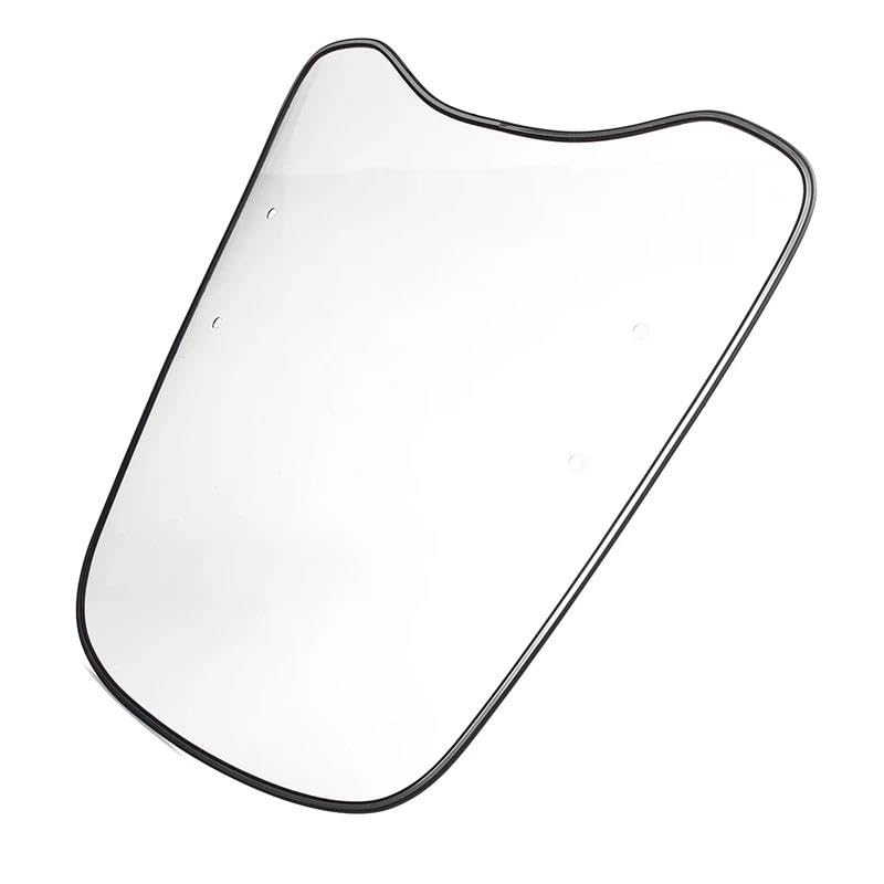 Deflettore Moto Parabrezza Universale per Moto, Spessore 2 mm, deflettore Trasparente, Protezione Antivento Trasparente Spoiler Parabrezza