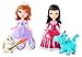 Disney Princesses - Bdk55 - Mini-poupée - Sofia Et Viviane Et Leurs Animaux