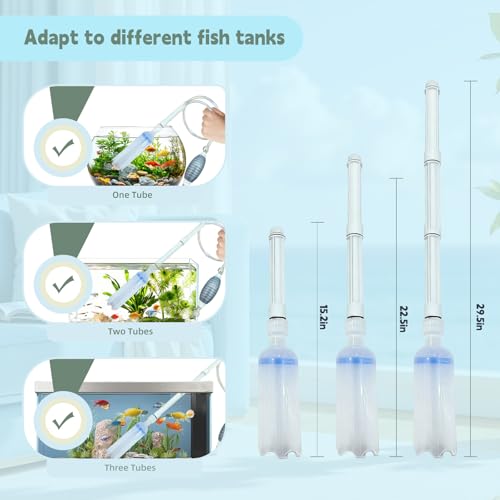 Promising Aquarium Siphon Vacuum Cleaner, Fish Tank Water Changer & Gravel Sand Cleaner by Promising - Image 4