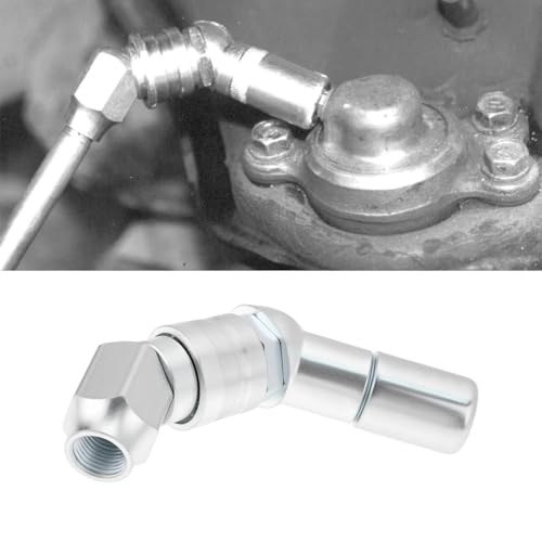 OTOTEC Fettpressen-Drehanschluss, 360 Grad drehbar, Kupplung, 6000 PSI, für die meisten Fettpressen und Kupplungen, 1/8 NPT-Gewinde