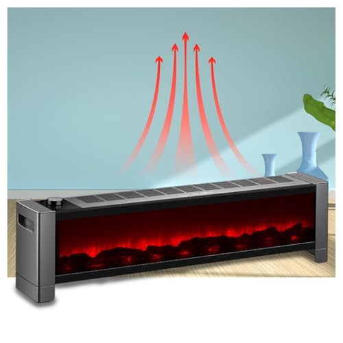 WXJHNYBS Calefactores Duraderos ， Circulación De Aire Caliente Chimenea Apagado AutomáTico Cuando Se Sobrecalienta Efecto De Llama 3D Chimenea Salón Oficina Terraza