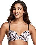 Maidenform One Fab Fit Underwire Bra, Push-Up T-Shirt Bra, Modern Demi Bra, Lightly Padded Bra with