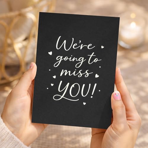 Podagree ���ʂ�J�[�h ������F�l�� We Going to Miss You Goodbye Card Leaving Job �O���[�e�B���O�J�[�h �����t���܂肽���݃J�[�h
