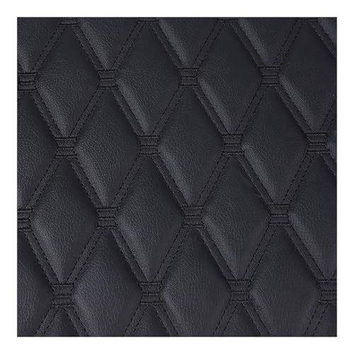 Tissu similicuir d'ameublement matelassé noir pour fauteuil élégant
