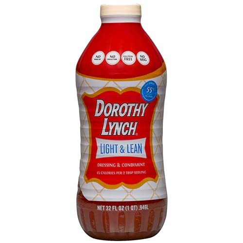 Dorothy Lynch Salad Dressing | Sweet & Spicy | Thick & Creamy | Salads, Dips, Sauces, & Marinades | French Style Condiment | Tangy | Gluten Free | No Trans Fat | Usa Made (Light & Lean, 32 Oz (1 Pack)) #TOP15