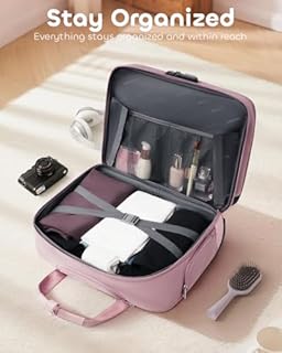 AUROTIER Rolling Laptop Bag Women, Rolling Briefcase for Women with Dual Lock, 16 Inch Computer Bag with Wheels, Roller Underseat Carry On Luggage Personal Item Suitcase for Work Travel Business