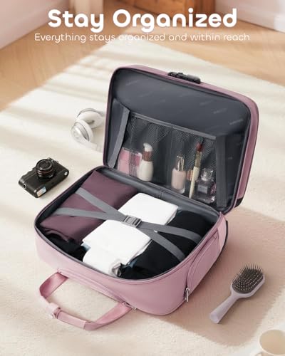 AUROTIER Dual-Lock Rolling Briefcase for Women