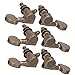 High Performance Guitar Tuning Pegs for Quick Installation, for Music Enthusiasts 3 Left 3 Right (Bronze)