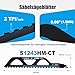 MUOZLOP 305 mm Säbelsägeblätter Stein，2 Stück säbelsägeblätter hartmetall ，steinsäge，Sägeblätter Säbelsäge für Porenbeton, Metall，Ziegel，Beton (2, 305mm)