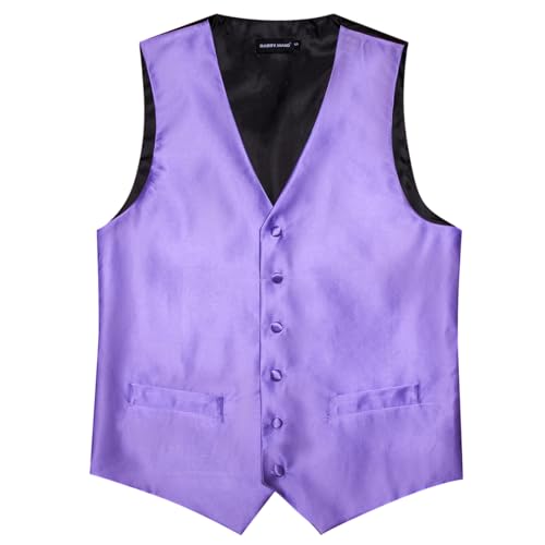 Image of Barry.Wang Men's Suit Vest Formal /Leisure Paisley Jacquard Silk Tie Pocket Square Waistcoat Set Wedding 5PCS