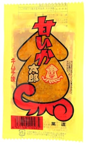 甘いか太郎 キムチ味 30枚入×10セット|駄菓子 お菓子 スナック菓子 おやつ おつまみ 昭和 まとめ買い 個包装 業務用 景品 やおきん リスカ 菓道