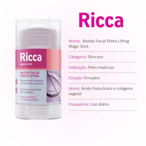 Ricca Bastão Facial Efeito Lifting