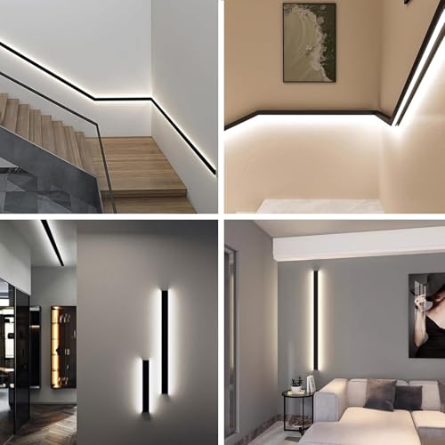 Rambarde escalier anti-chute avec éclairage LED automatique 100cm