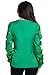 Women's Gaudy Garland Cardigan - Tacky Christmas Sweater with Ornaments: XX-Large Green