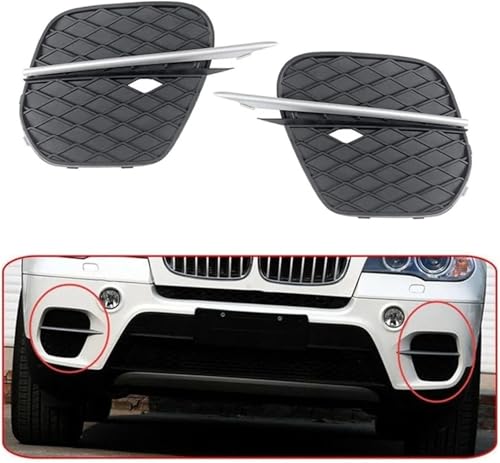 Grille de pare-chocs avant cassée ? Calandre à double pont BMW X5 E70 2011-2013 fixe - 5
