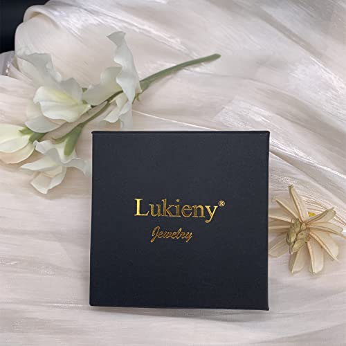 Lukieny Gold Layered Initial Necklaces For Women 18K Gold Plated Dainty Layered Letter Lock Necklace For Women Gold Padlock Pendant Necklaces For Girls Personalized Trendy Jewelry (W) #TOP6