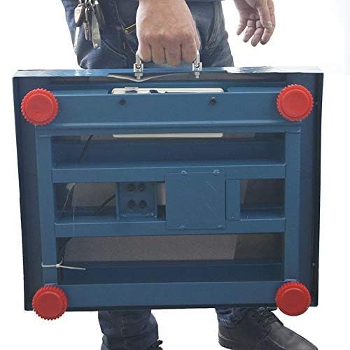 Person carrying the KATSU Industrial Platform Scale by its integrated handle