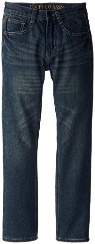 U.S. Polo Assn. Boy's Five-Pocket Slim-Fit Jeans
