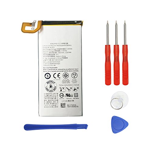 E-yiiviil Replacement Battery Compatible with BlackBerry PRIV STV-100 BAT-60122-003 RHK211LW Venice 3360mAh 3.83V