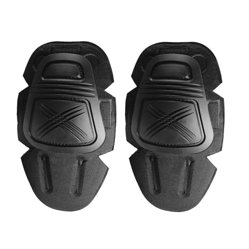 MERJAZ Knee Pads Inserts for G3 Tactical Combat Military Paintball Hunting Airsoft Pants 1 Pair Protective Gear Black