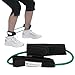 TheraBand Resistance Tubes with Padded Cuffs, 12" Long Professional Latex Elastic Tubing with Handles for Physical Therapy, Pilates, at-Home Workouts, Rehab, Green, Heavy, Intermediate Level 1