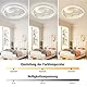LED Kinder Deckenlampe Stern Mond Deckenlampe, Dimmbar Acryl Deckenleuchte Für Kinder Mit Fernbedienung, Modern Kinderzimmer Deckenbeleuchtung Junge Mädchen Schlafzimmer Deckenleuchte, Weiß, 40cm