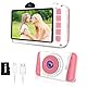 Kinderkamera,3.5”Digitalkamera Kinder,Geschenke für 3 4 5 6 8 7 9 10 11 Jahre Jungen und mädchen, 1080P HD Anti-Drop Fotoapparat Kinder Kamera für Geburtstagsgeschenk Weihnachten Spielzeug - Rosa