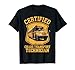 Certified Chaos Transport Technician Funny School Bus Driver T-Shirt