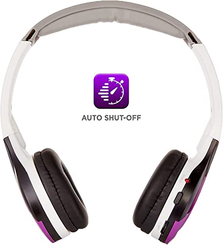 image for XO Vision IR630PR Universal IR Wireless Foldable Headphones - Purple W