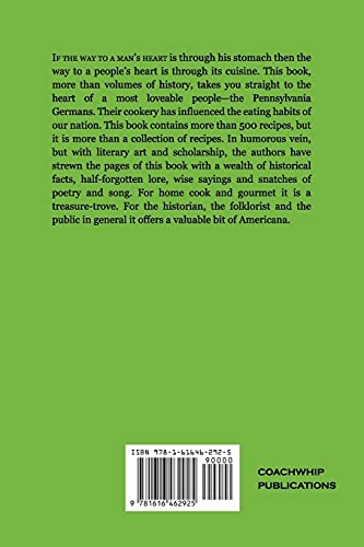 Pennsylvania German Cookery: A Regional Cookbook #TOP1