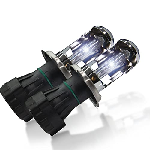 Image of AC HID Xenon Replacement Bulbs - Bi-Xenon H4 / 9003 5000K - Bright White (1 Pair)