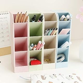 Desk Pen Pencil Organizers for Office Supply Makeup Stationery Marker Pen Pencil Brush