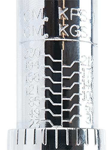 Performance Tool M201 1/4-Inch Drive Click Torque Wrench (20 to 200 inch/lbs)
