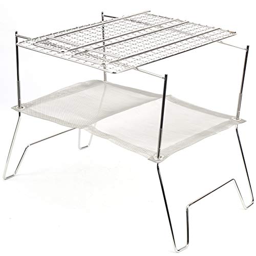 Barbacoa portátil, 14.2x10.2x8.5in carbón de Barbacoa Plegable, se suministra con una Bolsa, Ideal para Acampar y Picnic