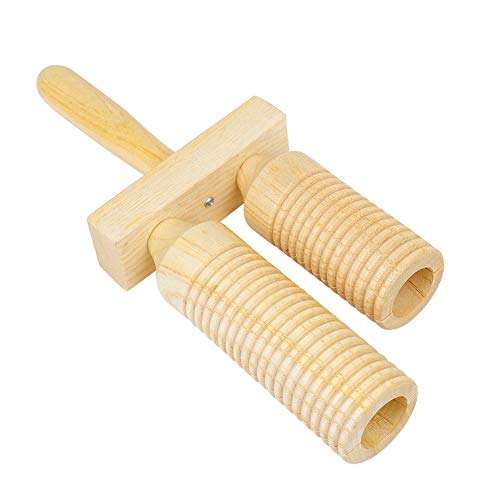 Twee Tone Dubbele Houten Blok Houten Percussie Geluid Tube Rod Speelgoed Muziekinstrumenten voor Beginners Kids Peuter… - Image 7