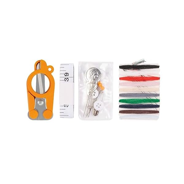 Fiskars Sewing Kit 27 Piece Travel Sewing Set With Case Craft Supplies Orange