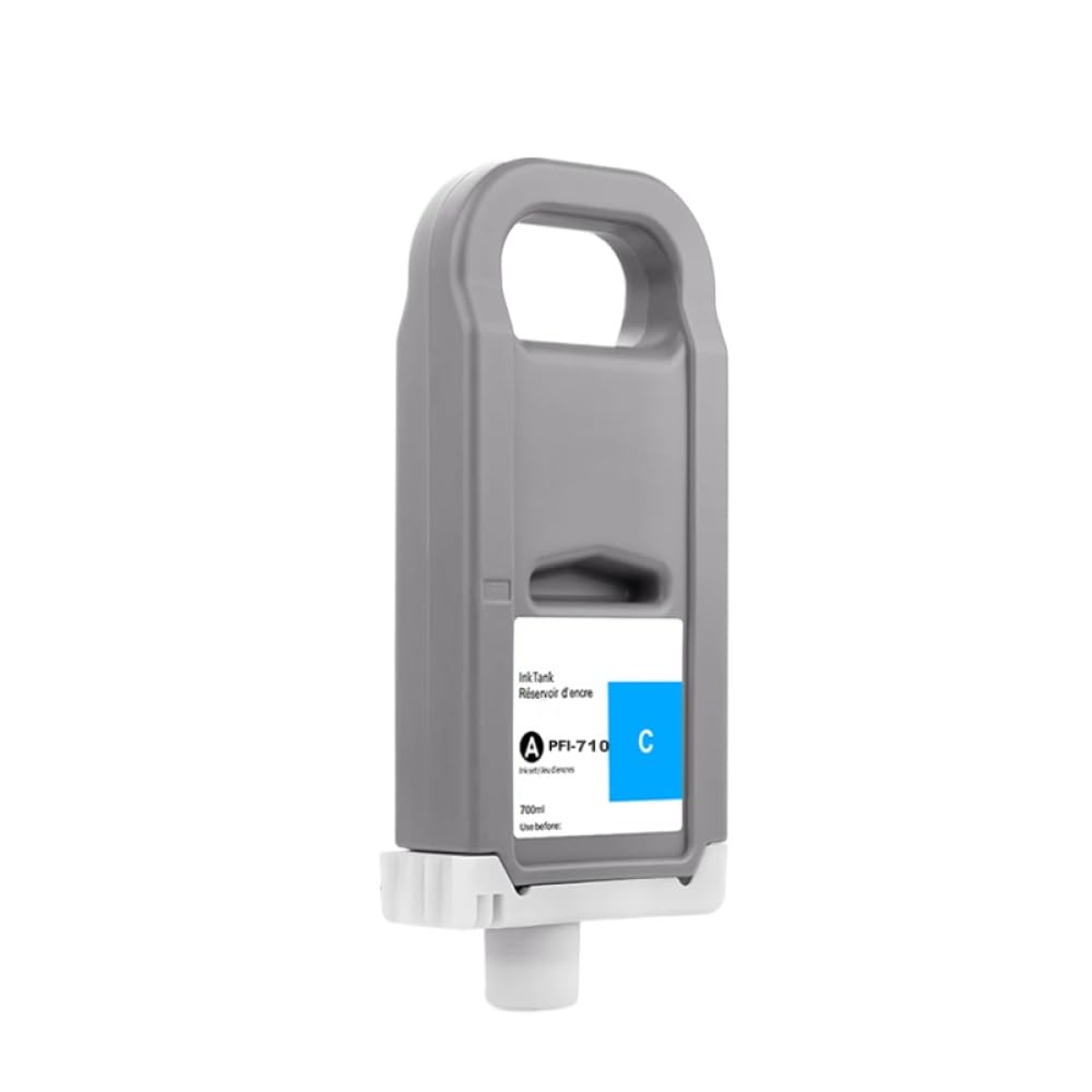 Cartouche PFI-710 C cyan 700ml compatible grand format TX2000 - 2