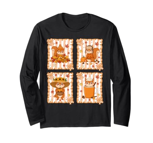 Squirrels Pumpkin Fall Coffee Cozy Autumn Aesthetic ����T�V���c