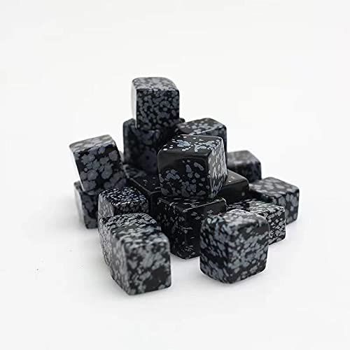 Décoration de la chambre 10pc pierre carrée gabbro indigo pour table de nuit