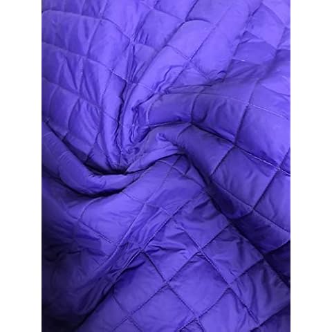 Purple Quilted Fabric Lining Jackets Material Dress Clothing Upholstery Pets Cover