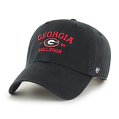 Bonnet noir Georgia Bulldogs couvre-chef hiver taille unique