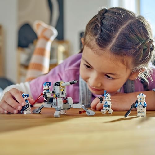 Star Wars 75345 Battle Pack Clone Troopers Legione 501 - Giocattolo da Costruire da Collezione con Cannone AV-7 e 4 Minifigure - Regalo per Bambini da 6 Anni e per Fan di The Clone Wars - Lego - Immagine 8