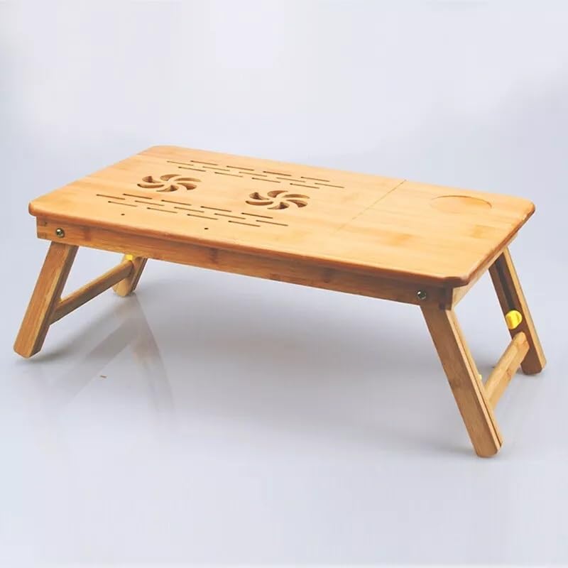 Marrone Laptop Desk Bamboo Foldable Adjustable Laptop Table with USB Cooling Fan, Multi-Functional Portable Laptop Bed Tray Table Notebook Stand Reading Holder for Eating Breakfast,Reading (B0D5BG6PQF) Amazon Price History, Amazon Price Tracker