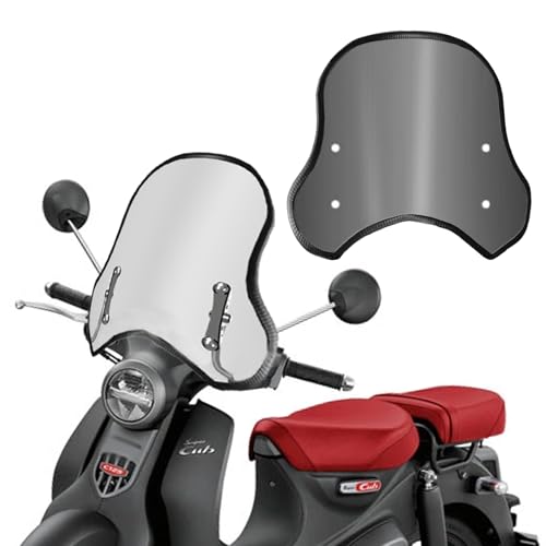 HUANGCJCJ For �X�[�p�[�J�u C125 Super Cub C125 �X�[�p�[�J�u110 50 110/50�v�� Pro 2018-2026+�N�� �o�C�N�p ���h�t�F�A�����O �t�����g�K���X �f�t���N�^�[�V�[���h �G�b�W�X�g���b�v�t�� ���h�v��